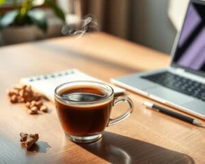 How does Luvia Instant ginseng coffee support focus and energy?