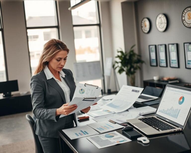 How does a quality manager maintain standards?