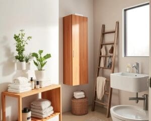 What bathroom storage ideas save the most space?