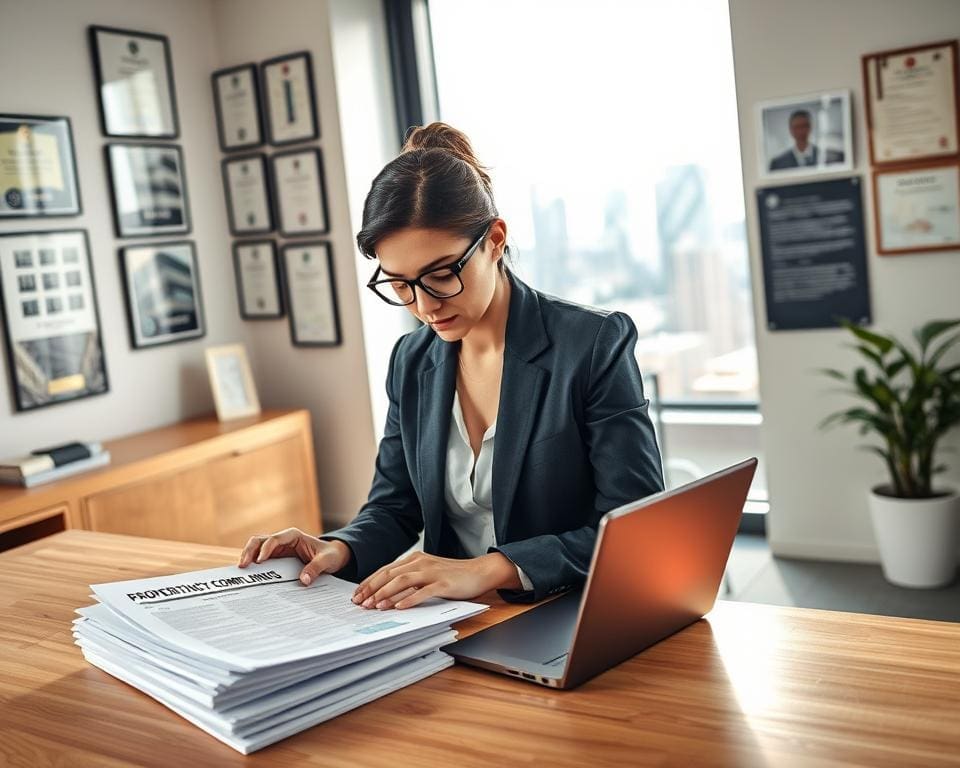 What does a property compliance specialist manage?