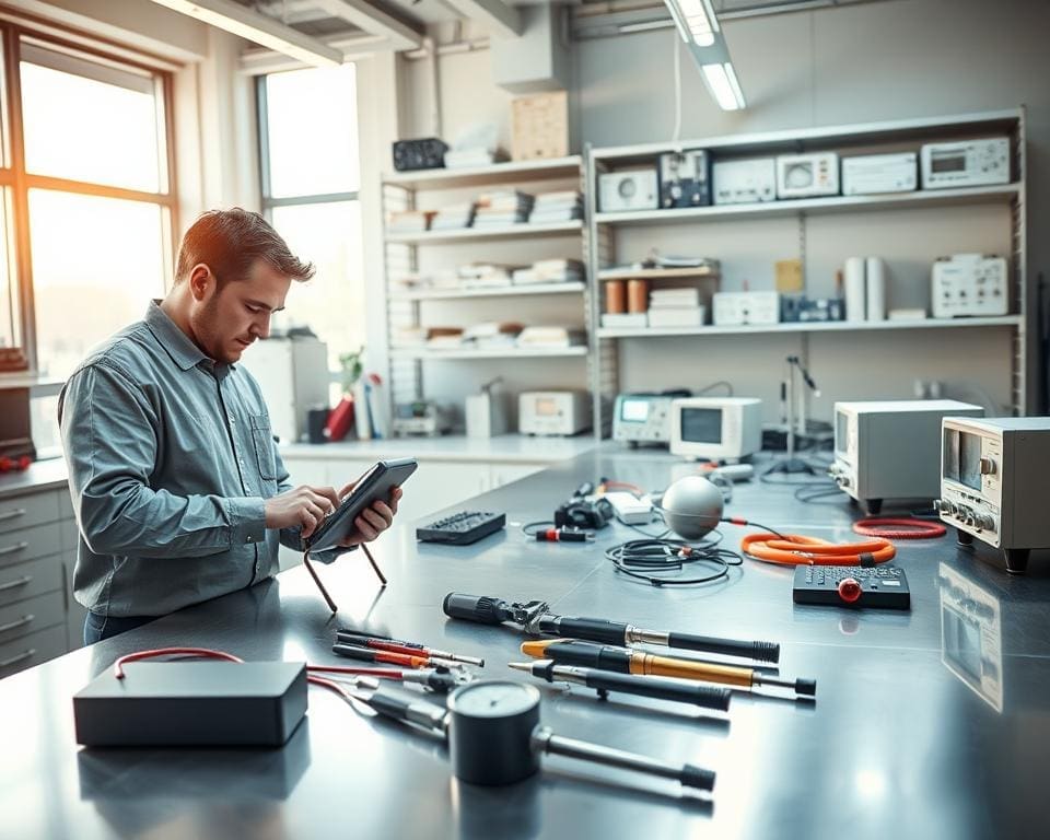 How do technicians calibrate equipment?