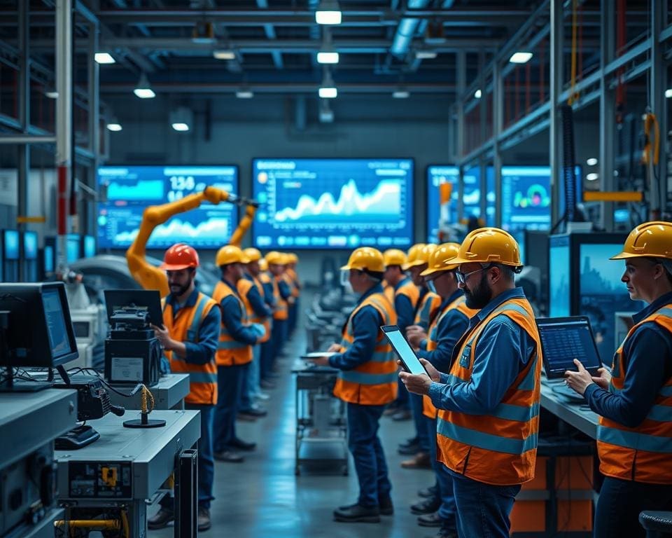 How does digitalization affect factory jobs?