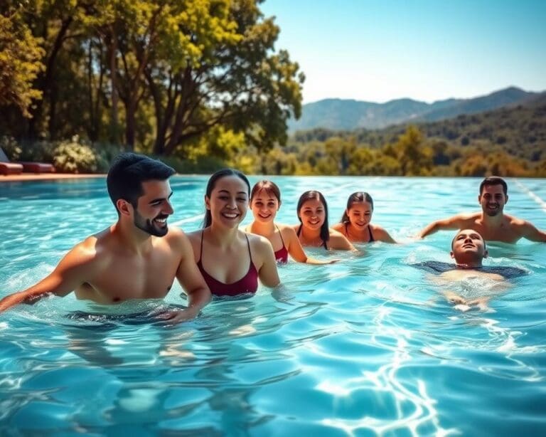 How does swimming support a healthy lifestyle?