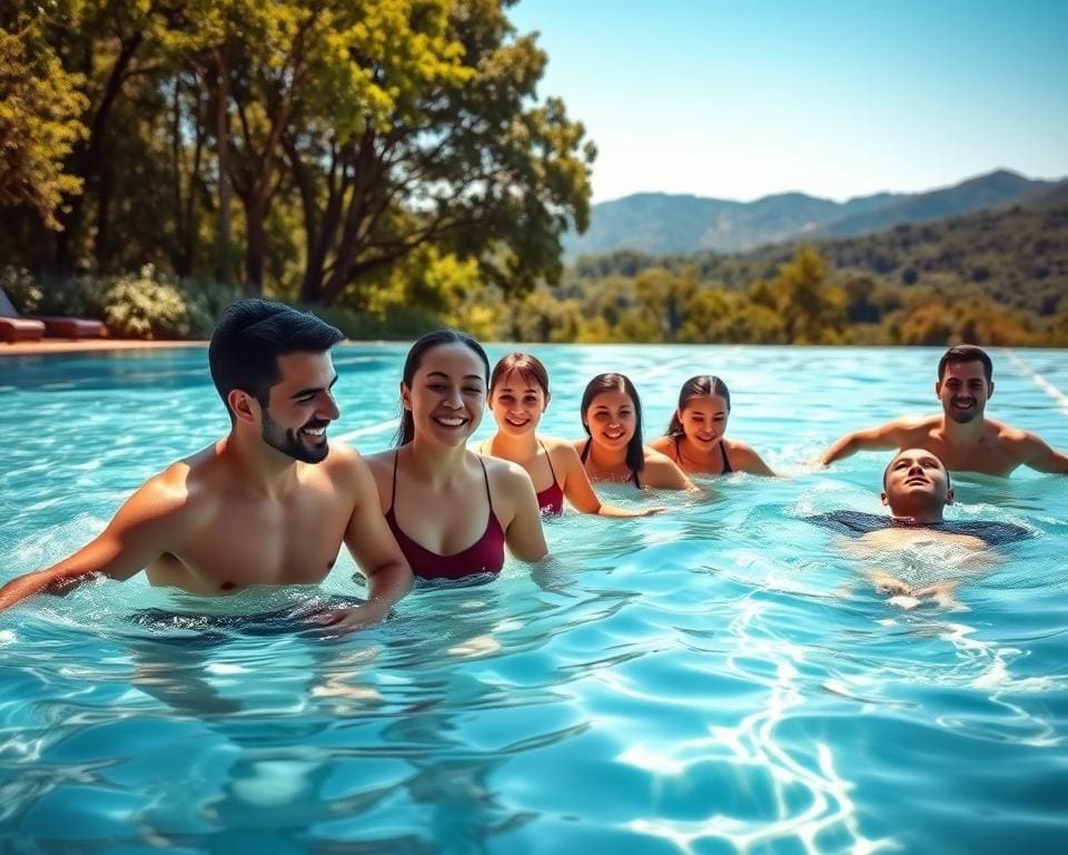 How does swimming support a healthy lifestyle?