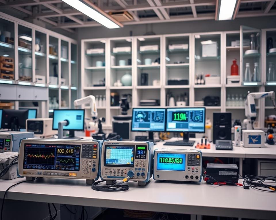 What hardware is used in testing labs?