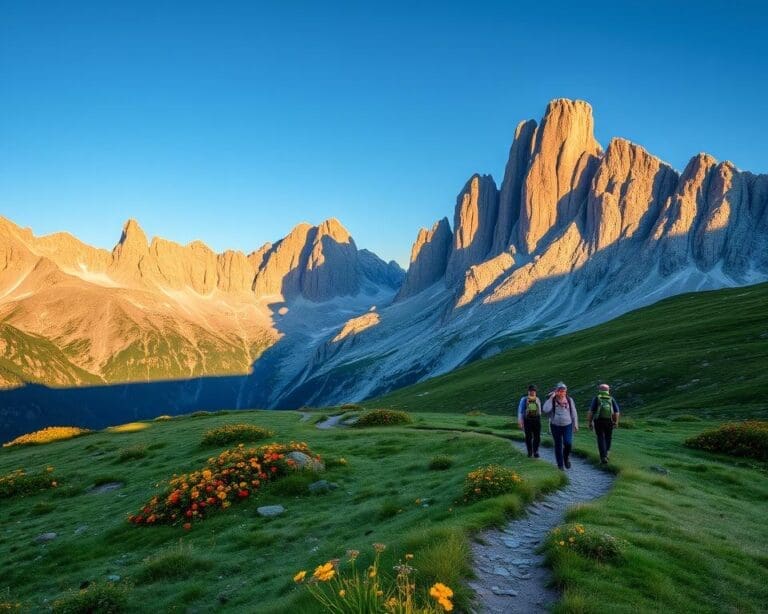 What makes the Dolomites perfect for hiking trips?