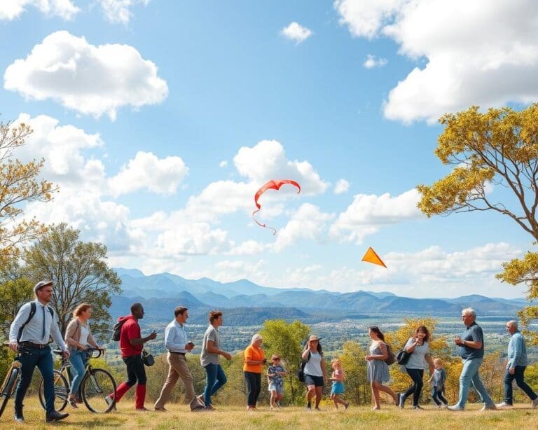 Why do people enjoy outdoor activities year-round?