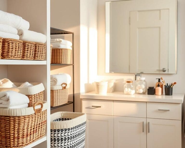 How can bathroom storage improve daily routines?