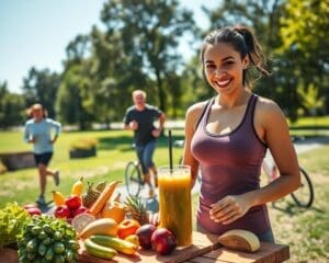 How does balanced nutrition support active living?