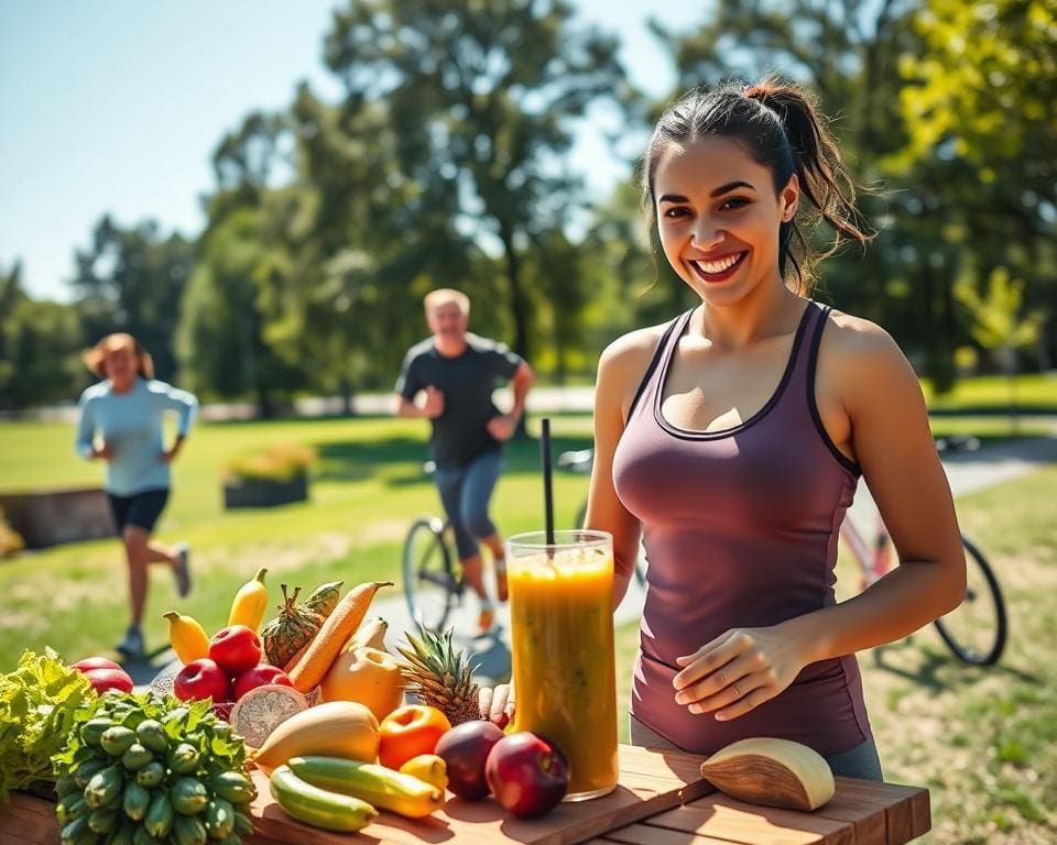 How does balanced nutrition support active living?