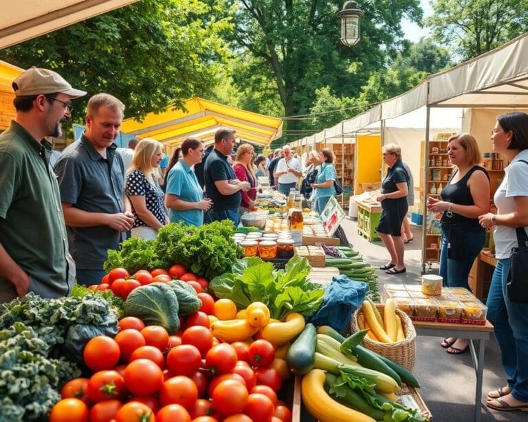 Why are farmers markets popular in conscious living?