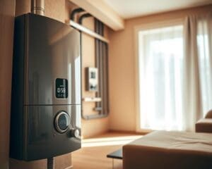 How do energy-efficient boilers reduce heating costs?