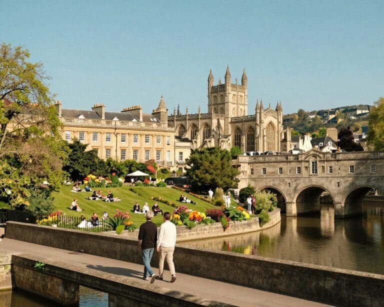 How do you spend a relaxing day exploring Bath?