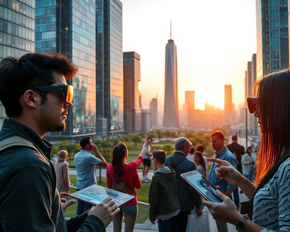 How does augmented reality enhance user experience?