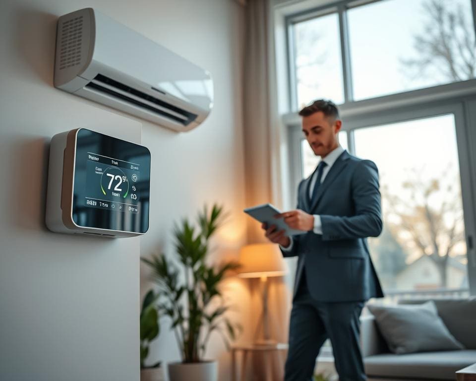 How does automated climate control work in smart homes?