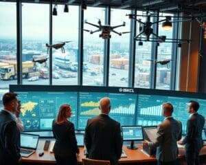 How does technology enhance supply chains?