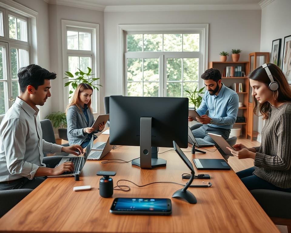 How does technology support remote work?