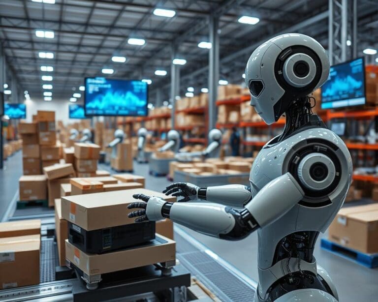 How is robotics advancing logistics?