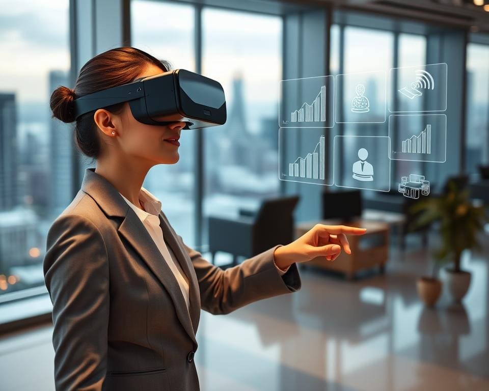 What are the benefits of virtual reality in business?