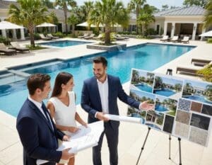 swimming pool paving in Kent