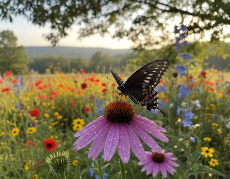 what does a black butterfly mean