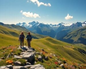 Switzerland hiking